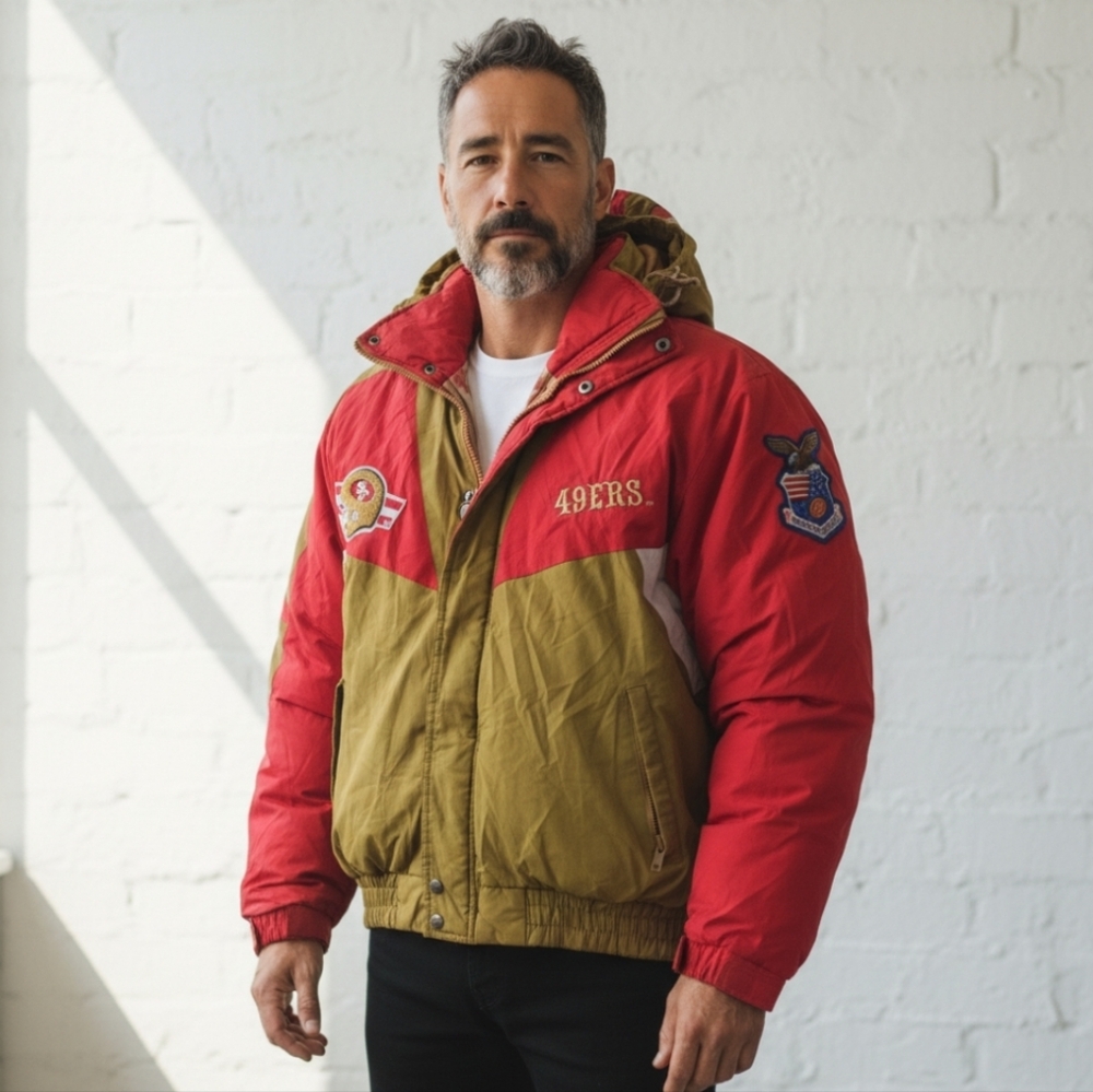 Vintage Triple Fat Goose 49ers San Fancisco NFL Mens Coat